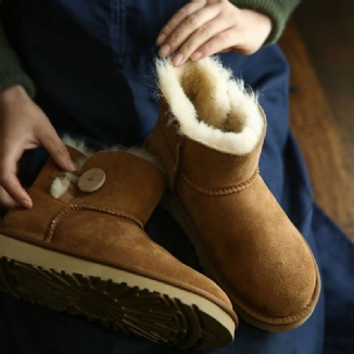 Warme Bequeme Flauschige Winter-schneestiefel