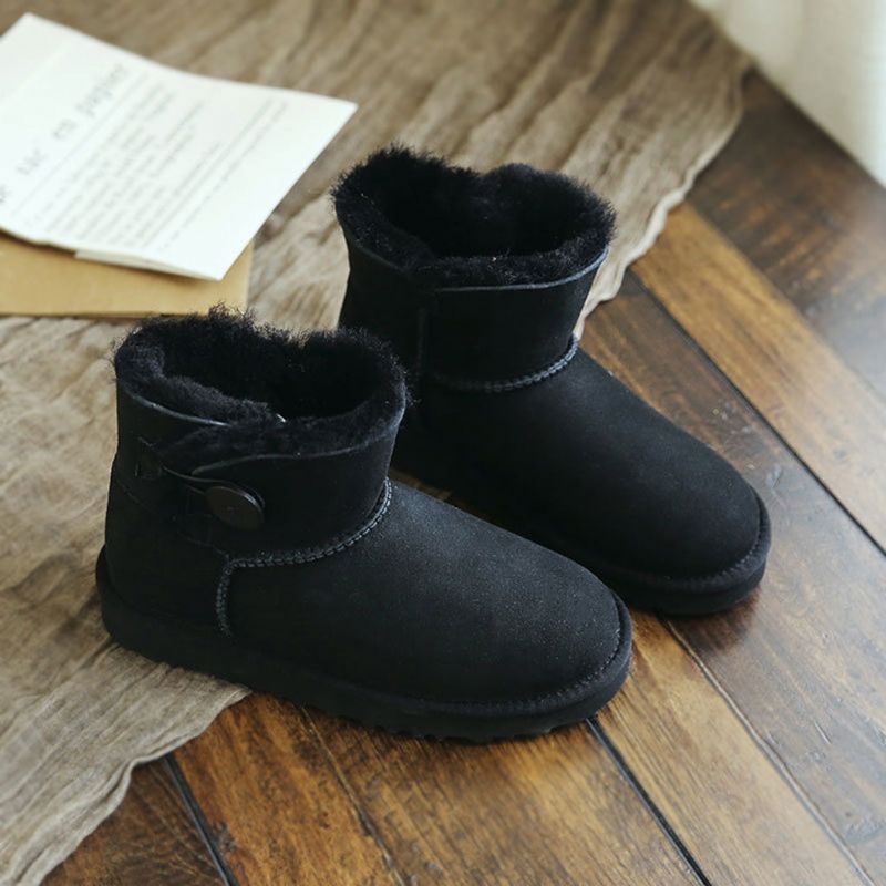 Warme Bequeme Flauschige Winter-schneestiefel