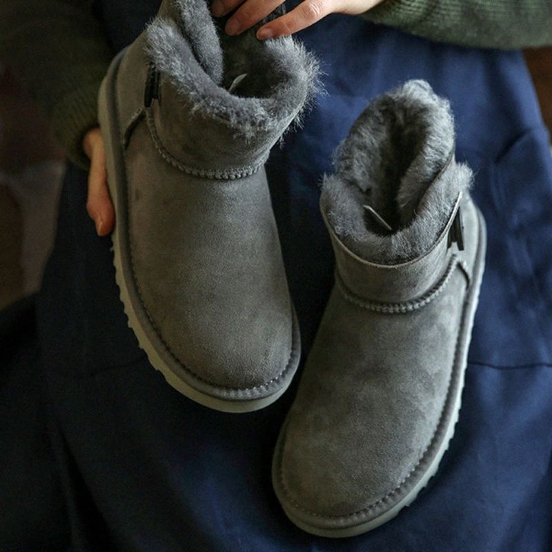 Warme Bequeme Flauschige Winter-schneestiefel