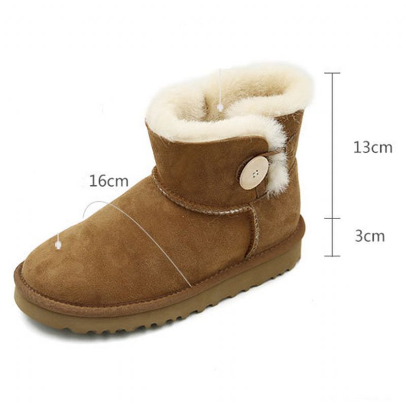 Warme Bequeme Flauschige Winter-schneestiefel