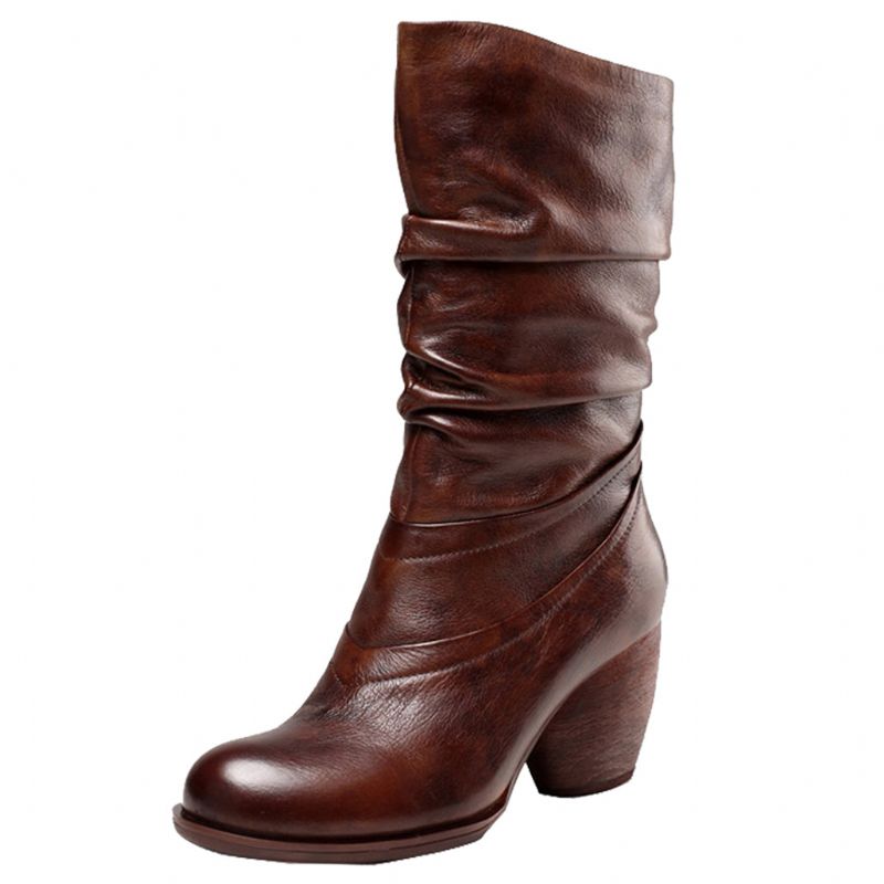 Chunky Retro Knight Long Boots | Geschenk Schuhe