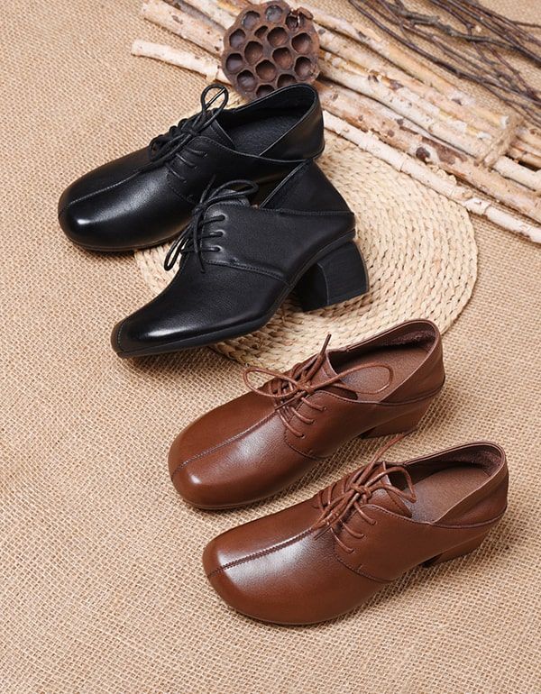 Elegante Retro-chunky-schuhe Für Damen