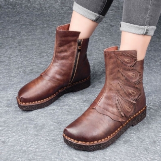 Ethno-retro-samtstiefel | Geschenk Schuhe