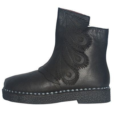 Ethno-retro-samtstiefel | Geschenk Schuhe