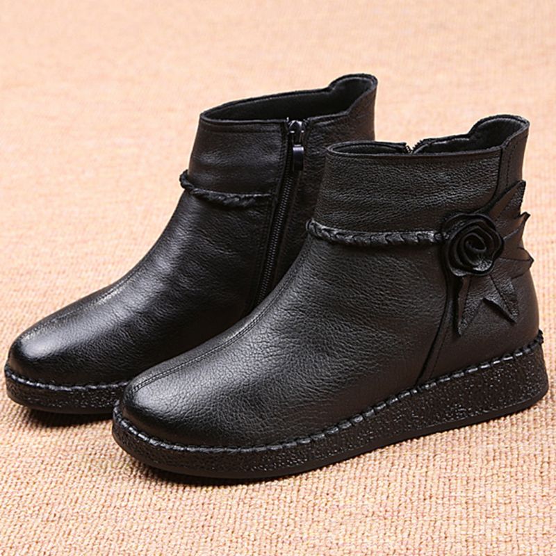 Herbst-winter-leder-retro-kurzstiefel | Geschenkschuhe 36-41