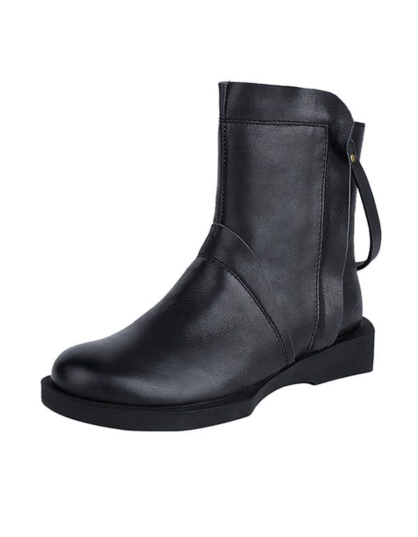 Herbst Winter Retro Handgefertigte Kurze Stiefel