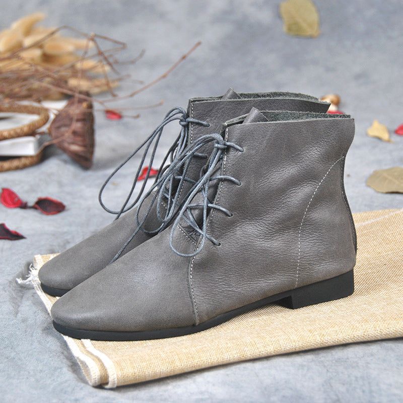 Rutschfeste Retro-stiefeletten | Geschenk Schuhe