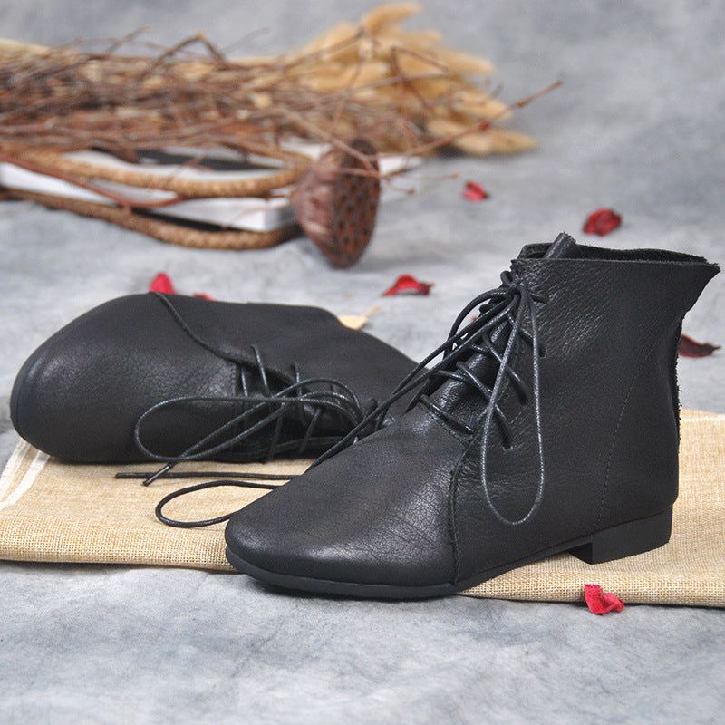 Rutschfeste Retro-stiefeletten | Geschenk Schuhe