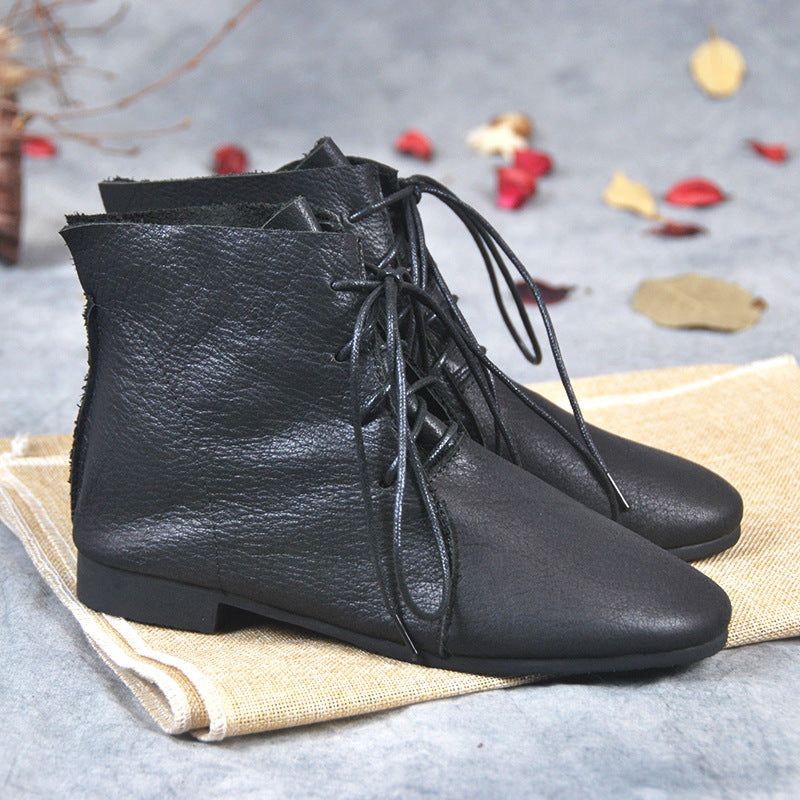 Rutschfeste Retro-stiefeletten | Geschenk Schuhe