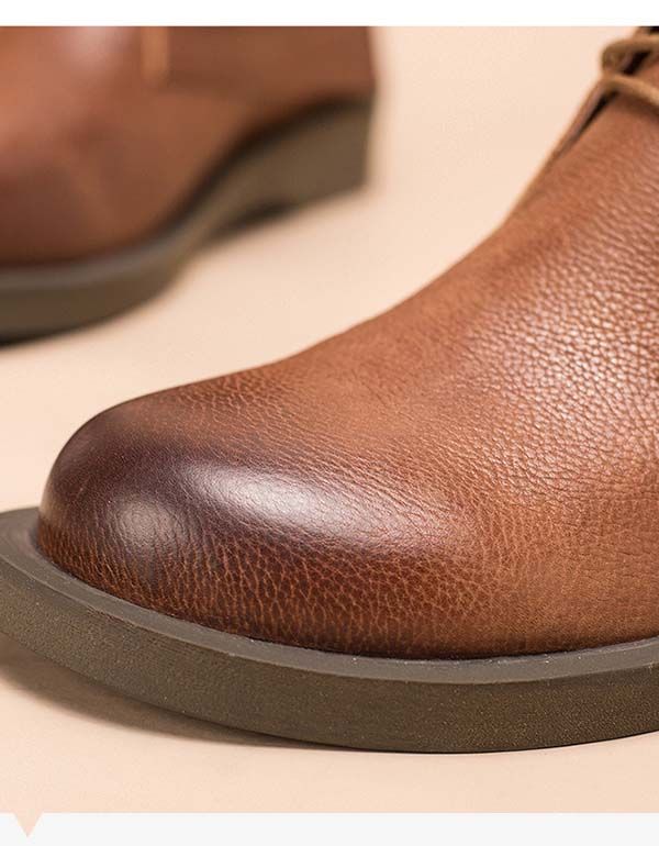 Verschleißfeste Rutschfeste Stiefeletten Mit Rundem Kopf