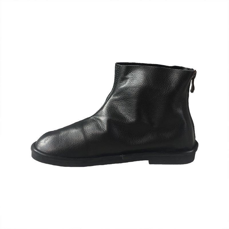 Warme Retro-stiefeletten Aus Chelsea-samt | Geschenk Schuhe