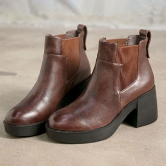 Wasserdichte Retro-plateaustiefel | Geschenk Schuhe