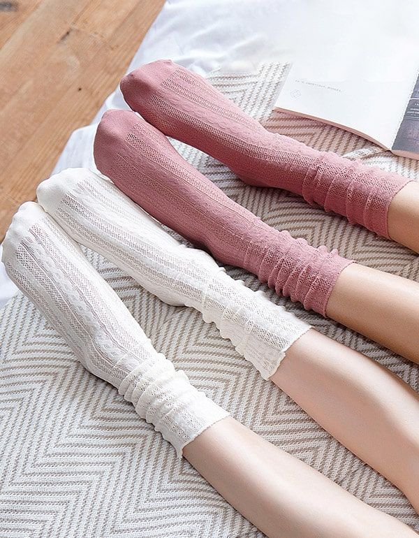 3 Paar Frühlings-sommer-damen-spitzensocken