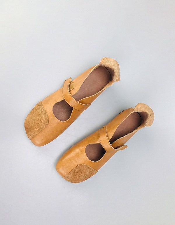 Farblich Passende Frühlings-retro-flats Für Damen