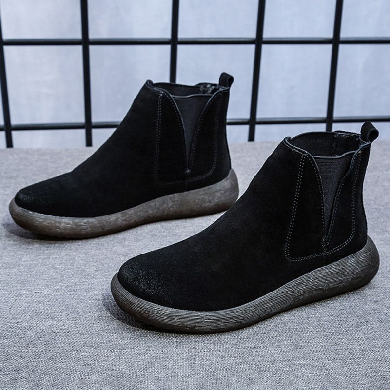 Frühling Damen Chelsea Boots Mit Weichem Boden 34-43