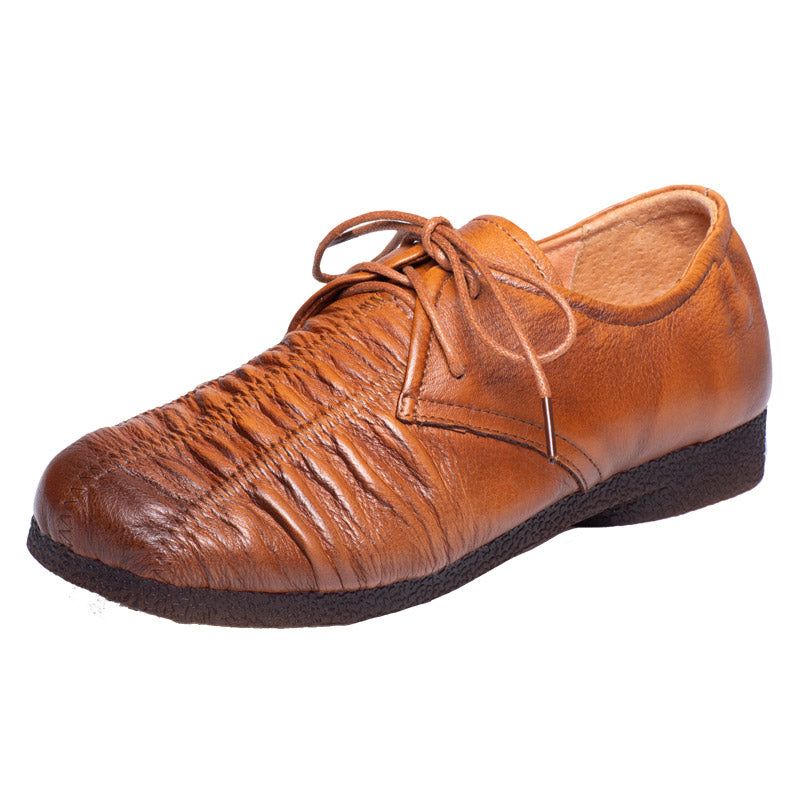 Frühling Handgefertigte Kuhsehne Untere Retro-schuhe | Geschenk Schuhe