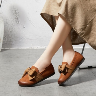 Spring Bequeme Damen-flats Mit Schleife