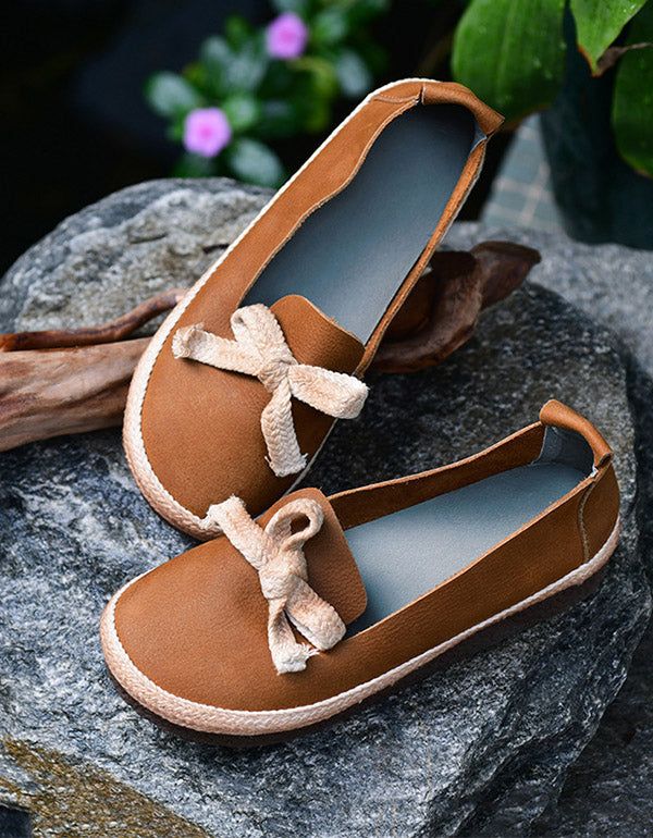 Spring Bequeme Retro-flats Zum Hineinschlüpfen