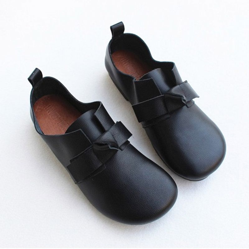 Spring Leather Bowknot Cute Ballerinas 35-41