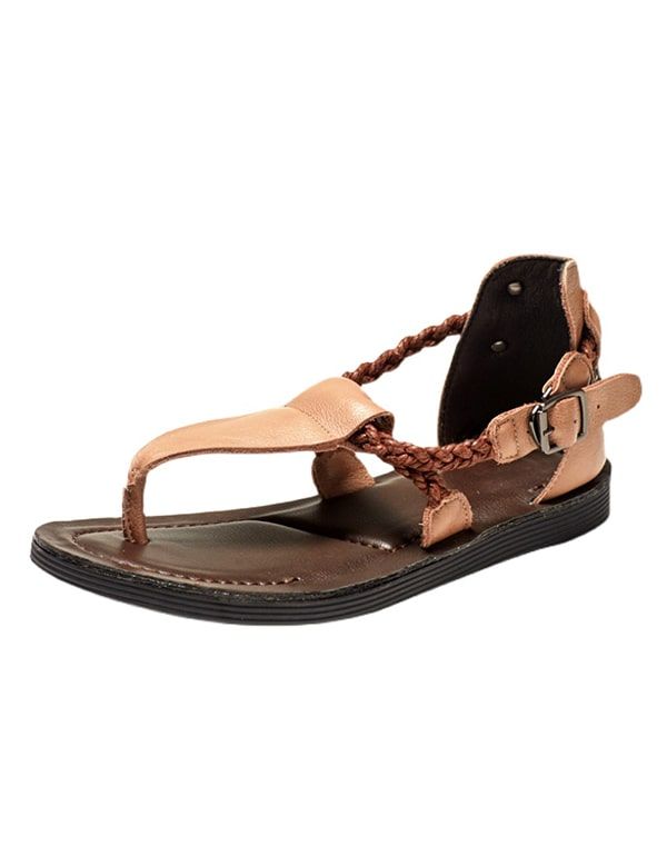 Handgefertigte Sommer-zehensandalen Für Damen