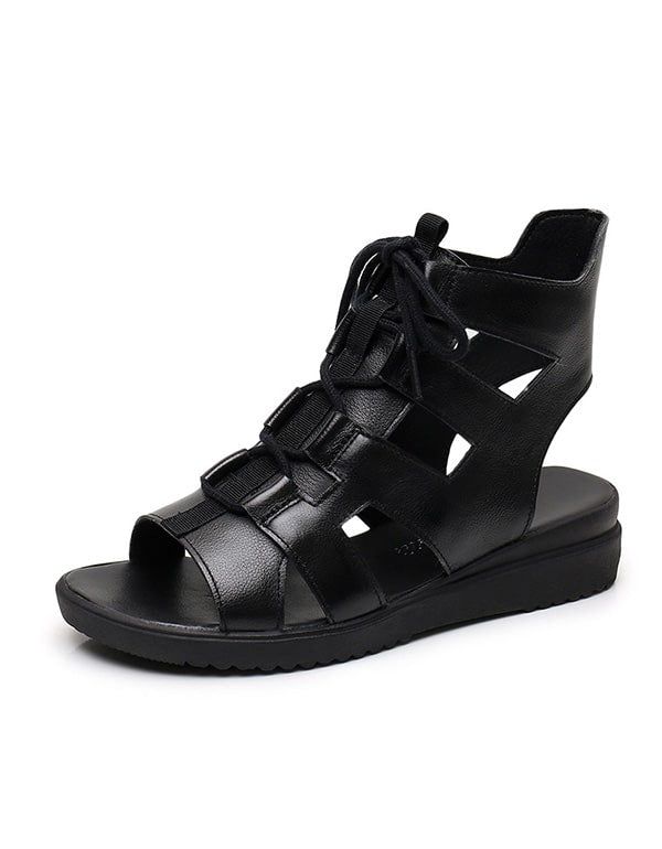 Sommerliche Slingback-sandalen Zum Schnüren