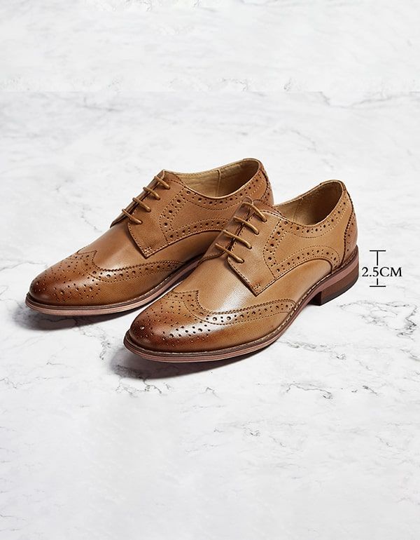 Brock Oxford-schuhe Im Klassischen Britischen Stil