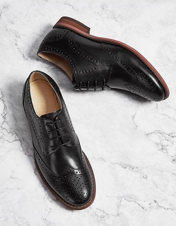 Brock Oxford-schuhe Im Klassischen Britischen Stil