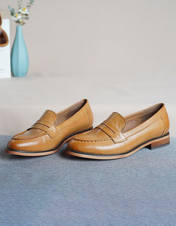 Klassische Damen-oxford-schuhe Für Die Arbeit