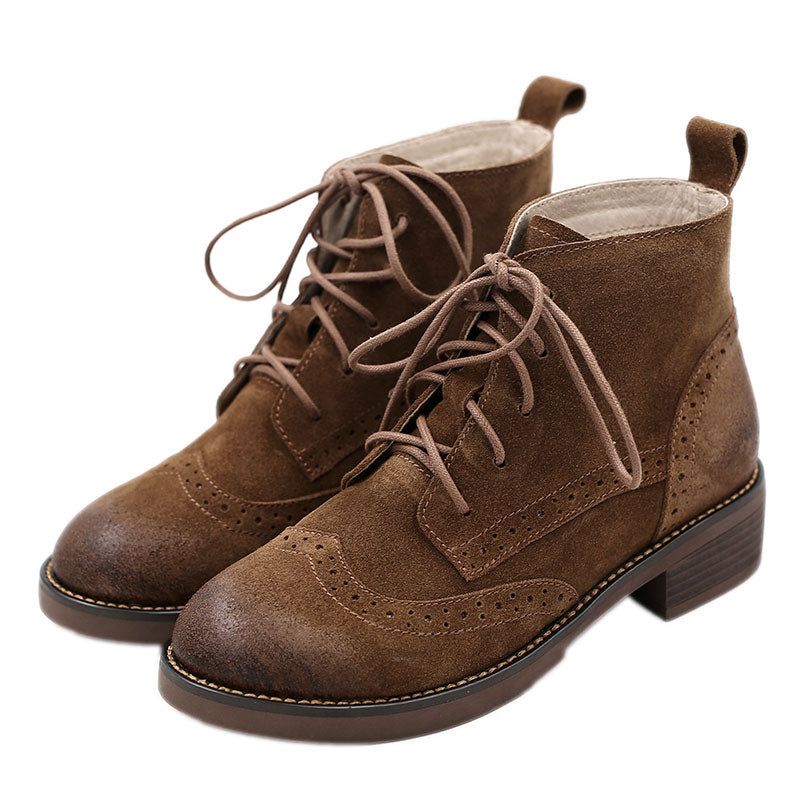 Vintage-echtleder-wildleder-oxford-stiefel