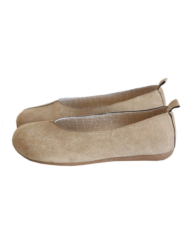 Bequeme Einfarbige Bequeme Flats