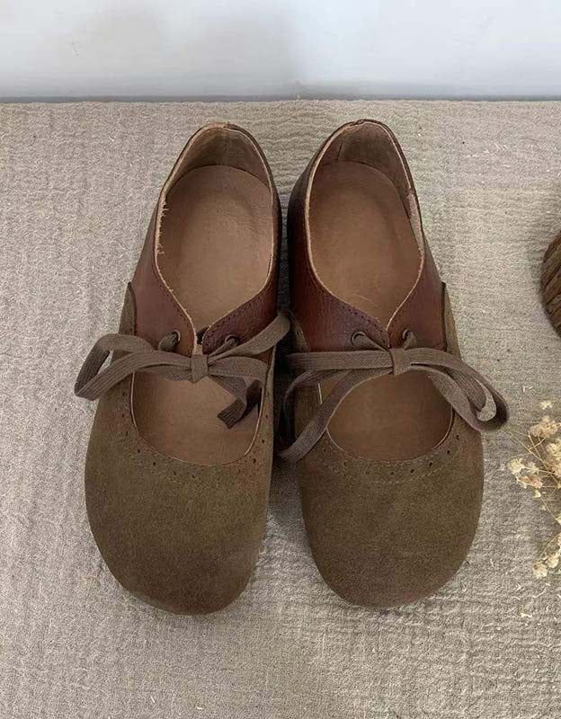 Handgefertigte Retro-ballettschuhe Zum Schnüren Für Damen