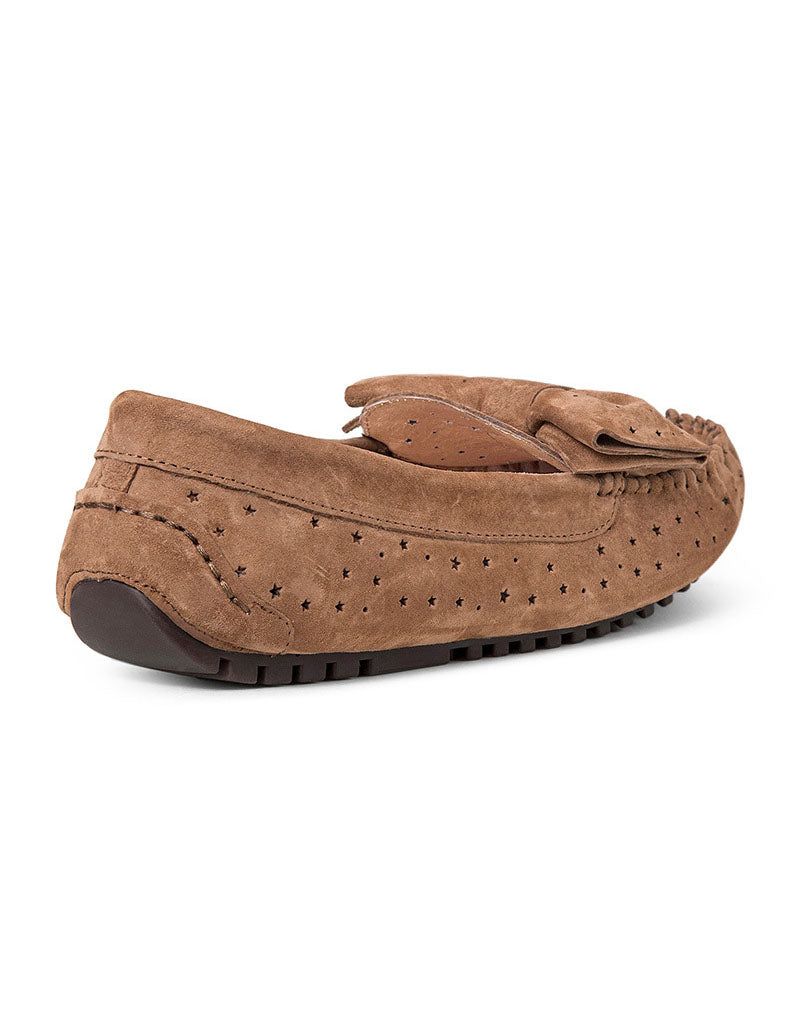 Handgemachte Loafer Aus Wildleder Im Retro-stil Für Damen