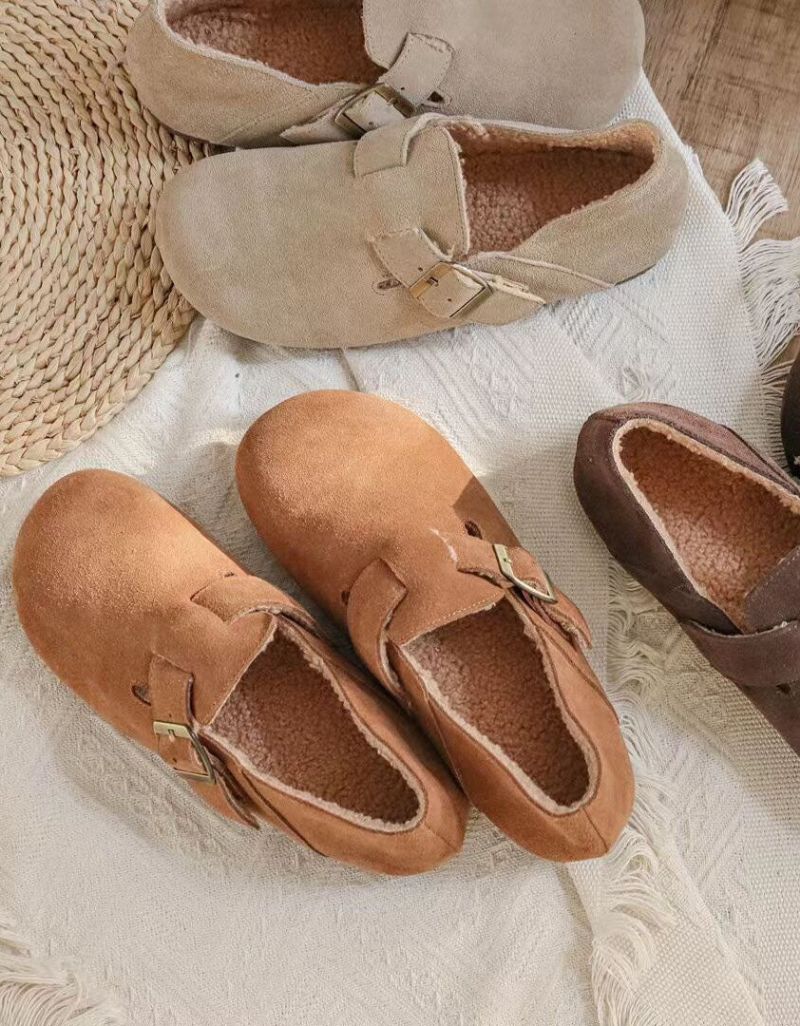 Wildleder-slipper Mit Rundem Kopf Von Birkenstock