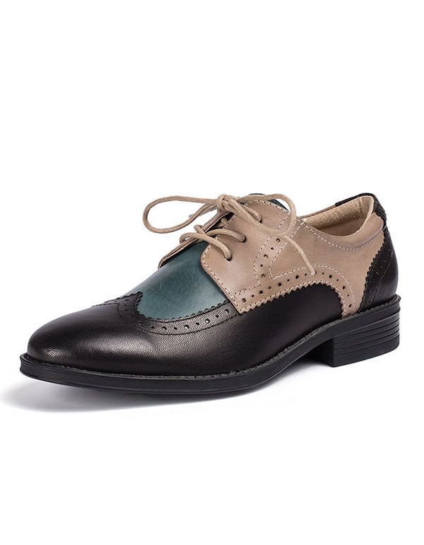 Handgefertigte Britische Oxford-schuhe Aus 100 % Echtem Leder