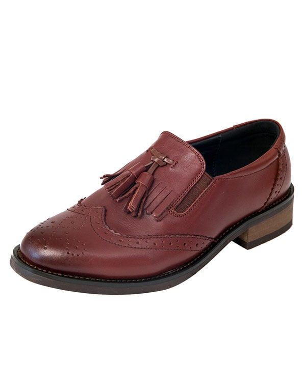 Handgemachte Oxford-schuhe Aus Schwarzem Leder Im Britischen Stil