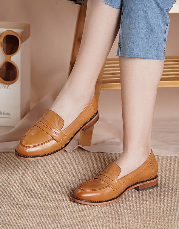 Klassische Damen-oxford-schuhe Für Die Arbeit