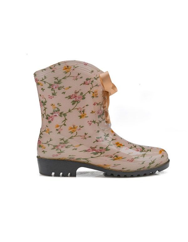 Kurze Regenstiefel Zum Schnüren Für Damen