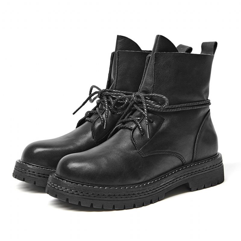 Herbst Casual Leather Handmade Martin Boots | Geschenk Schuhe