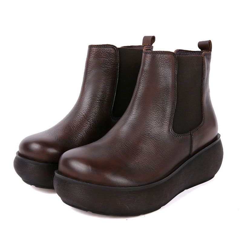 Herbstrote Damen Stiefeletten |geschenk Schuhe