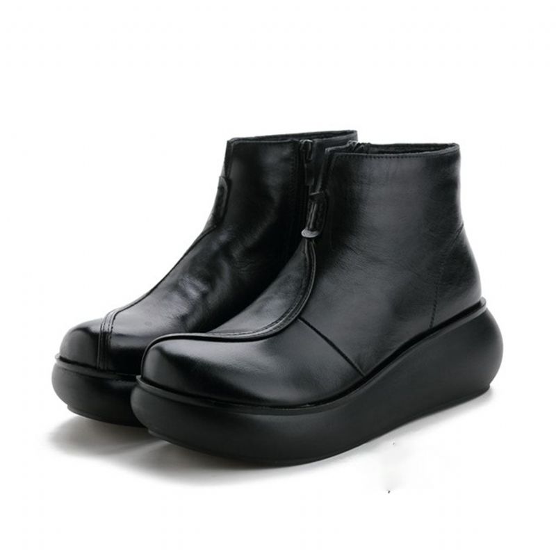 Plateau Wasserdichte Retro-stiefel Damen | Geschenk Schuhe