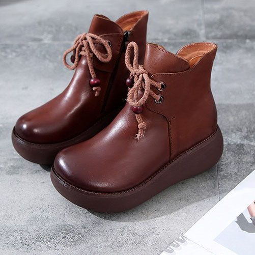 Retro Samtstiefel Mit Mittelhohem Absatz | Geschenk Schuhe