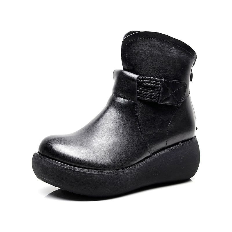 Wasserdichte Handgefertigte Retro-stiefel Für Damen Winter